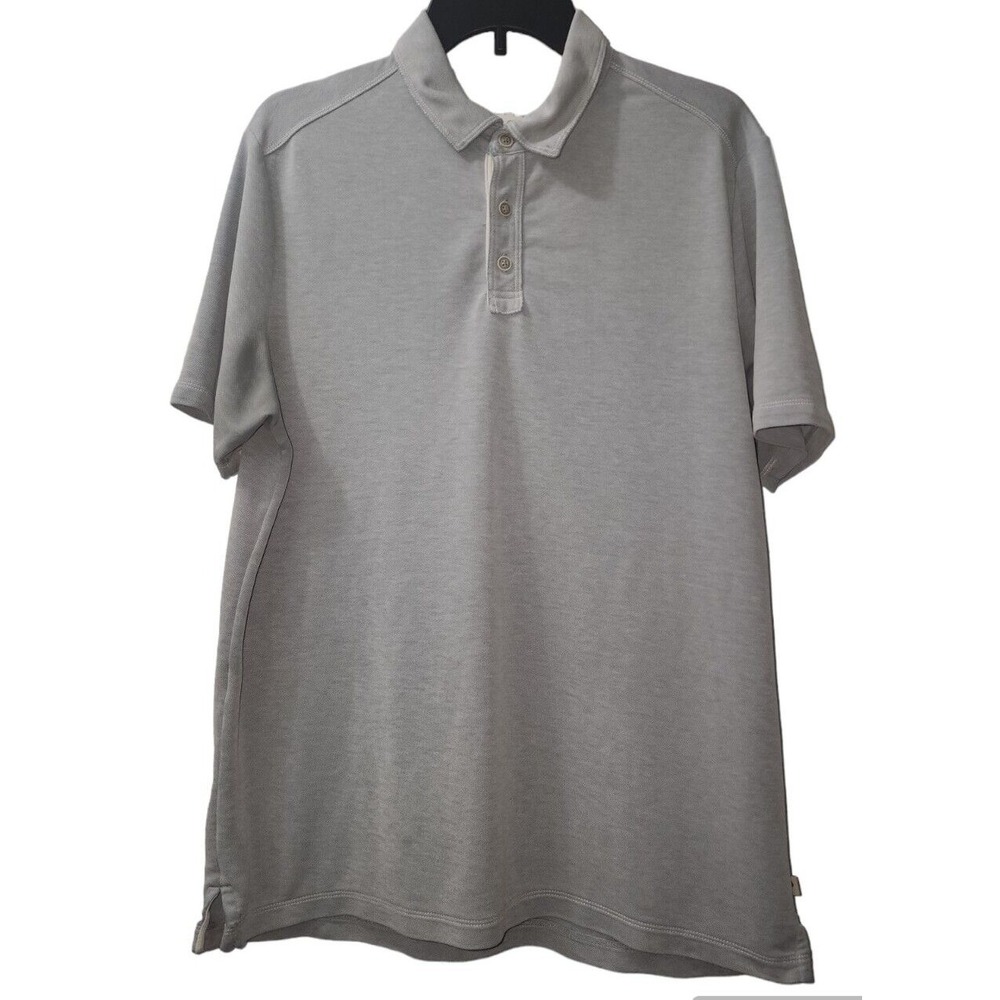 Tommy Bahama‎ Polo Shirt Short Sleeve Casual Collared Gray Men's Size M